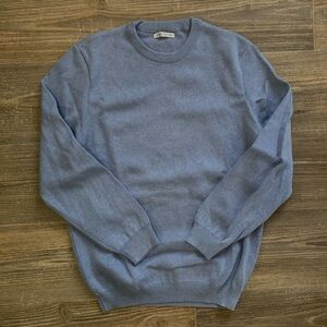 Light blue Zara Crewneck Sweater